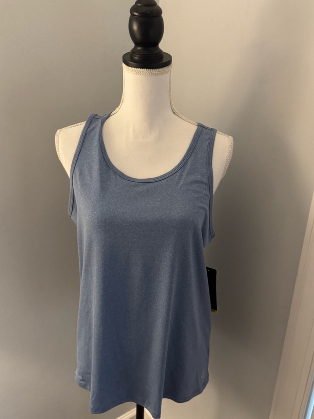 Zelos Open Back Tank Top NEW WITH TAGS Size Large. Blue